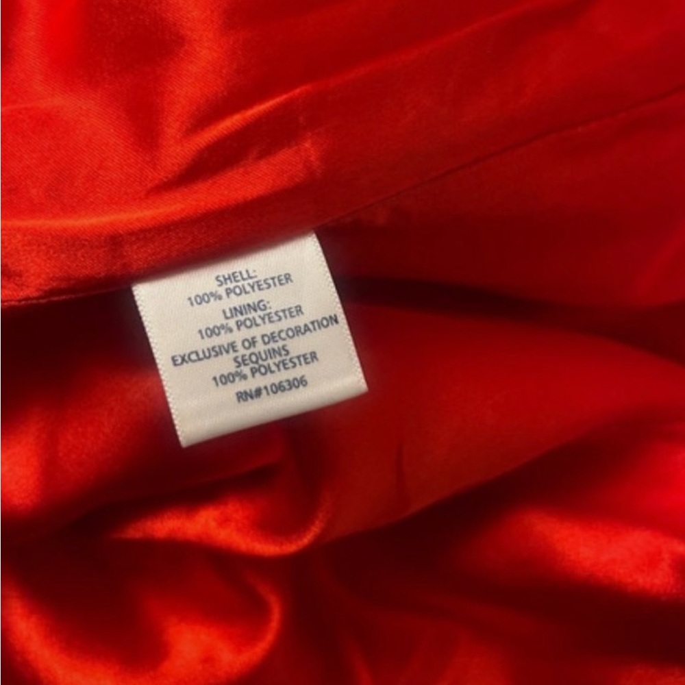 Red Sequin Blazer - Picture 6 of 10
